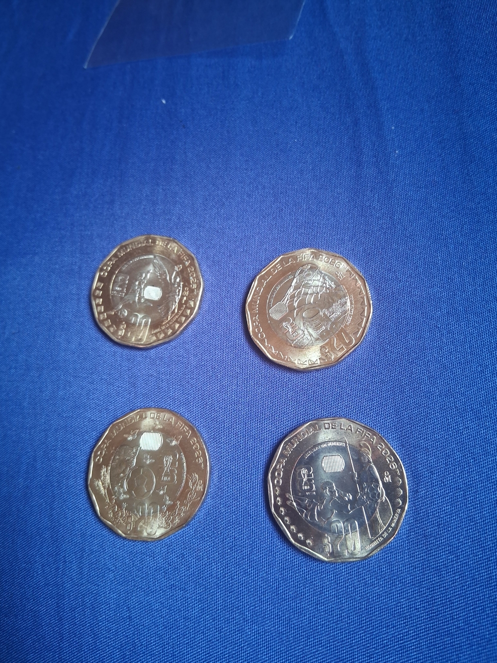 Mundial 2026  Mexico $20 Commemorative Coin Set – Set of 4.